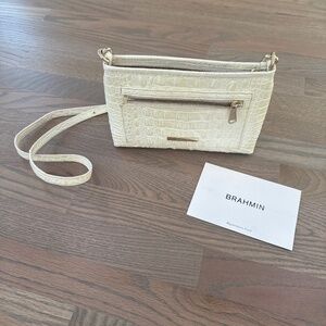 Brahmin Vida Milk Melbourne Crossbody Bag